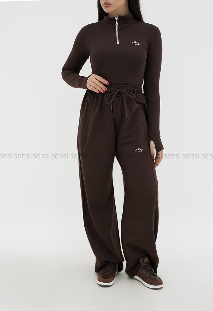 ست کراپ شلوار زنانه Lacosteکد1006894